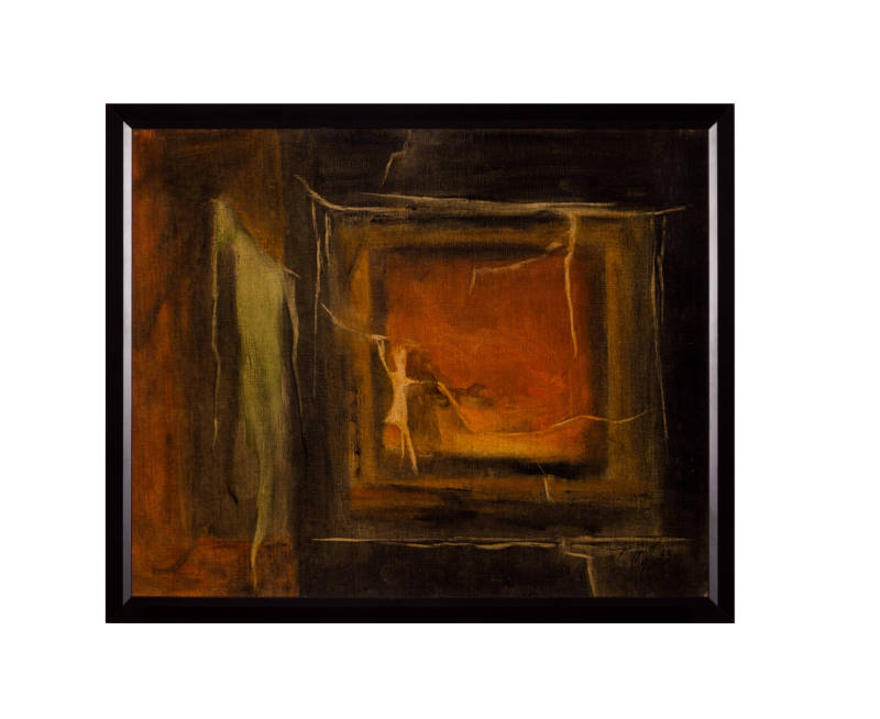 Untitled (Abstract with Figure)