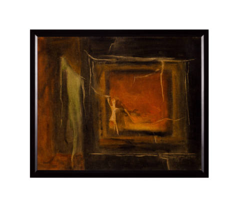 Untitled (Abstract with Figure)