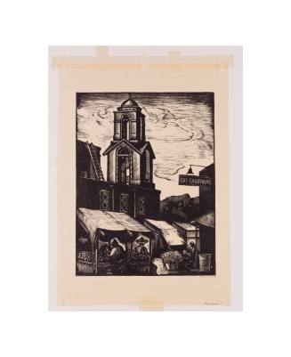 Untitled, Church in Mexico or New Mexico